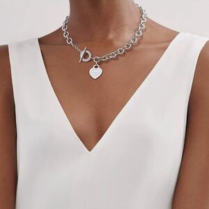Tiffany Heart Tag Toggle necklace